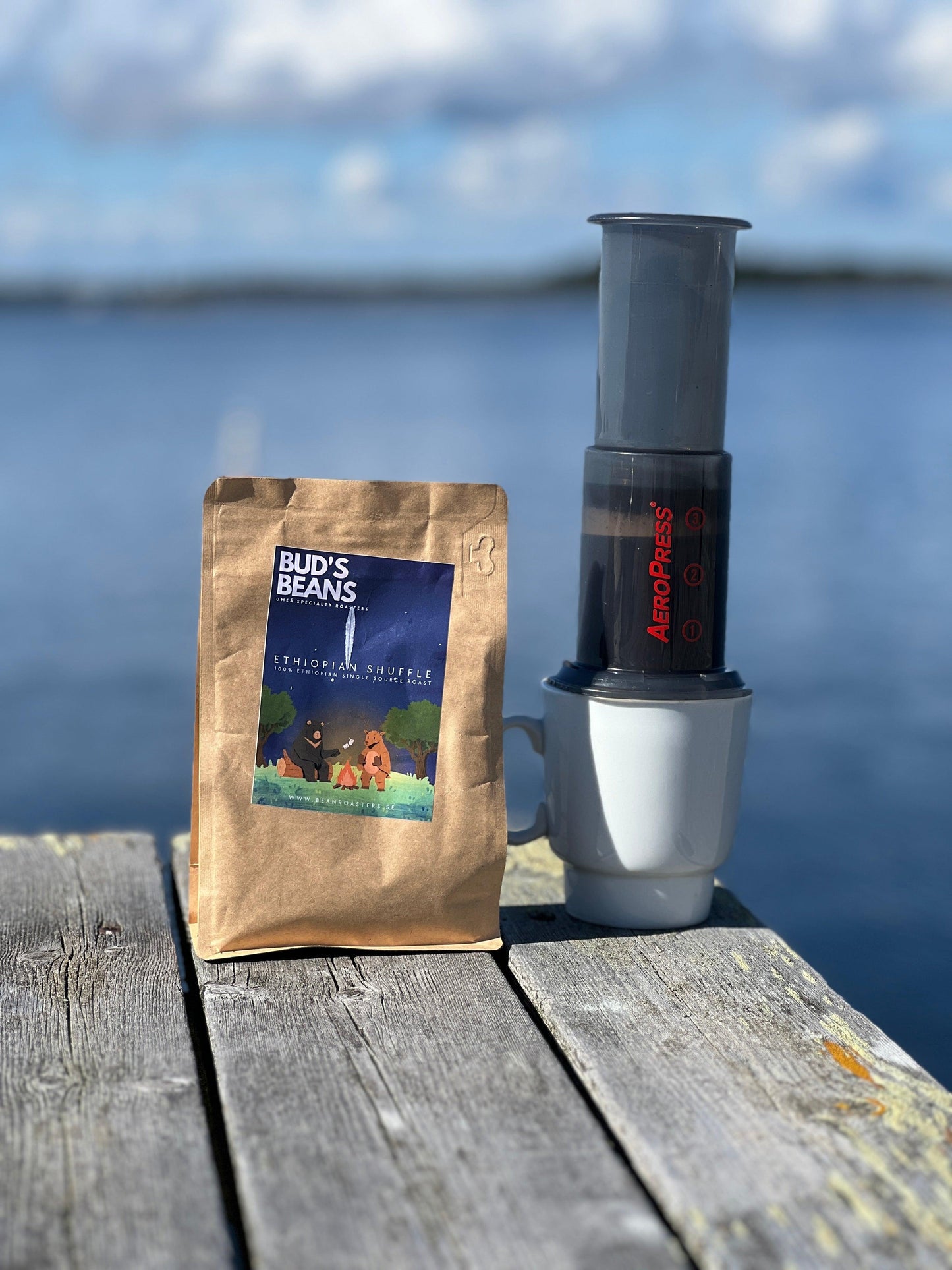 Aeropress compact with Ethiopia shuffle 250g